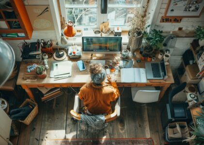 Espace Réduit, Ingéniosité Sans Limite: Forgez le Coin Bureau Fonctionnel Parfait dans Votre Petit Appartement